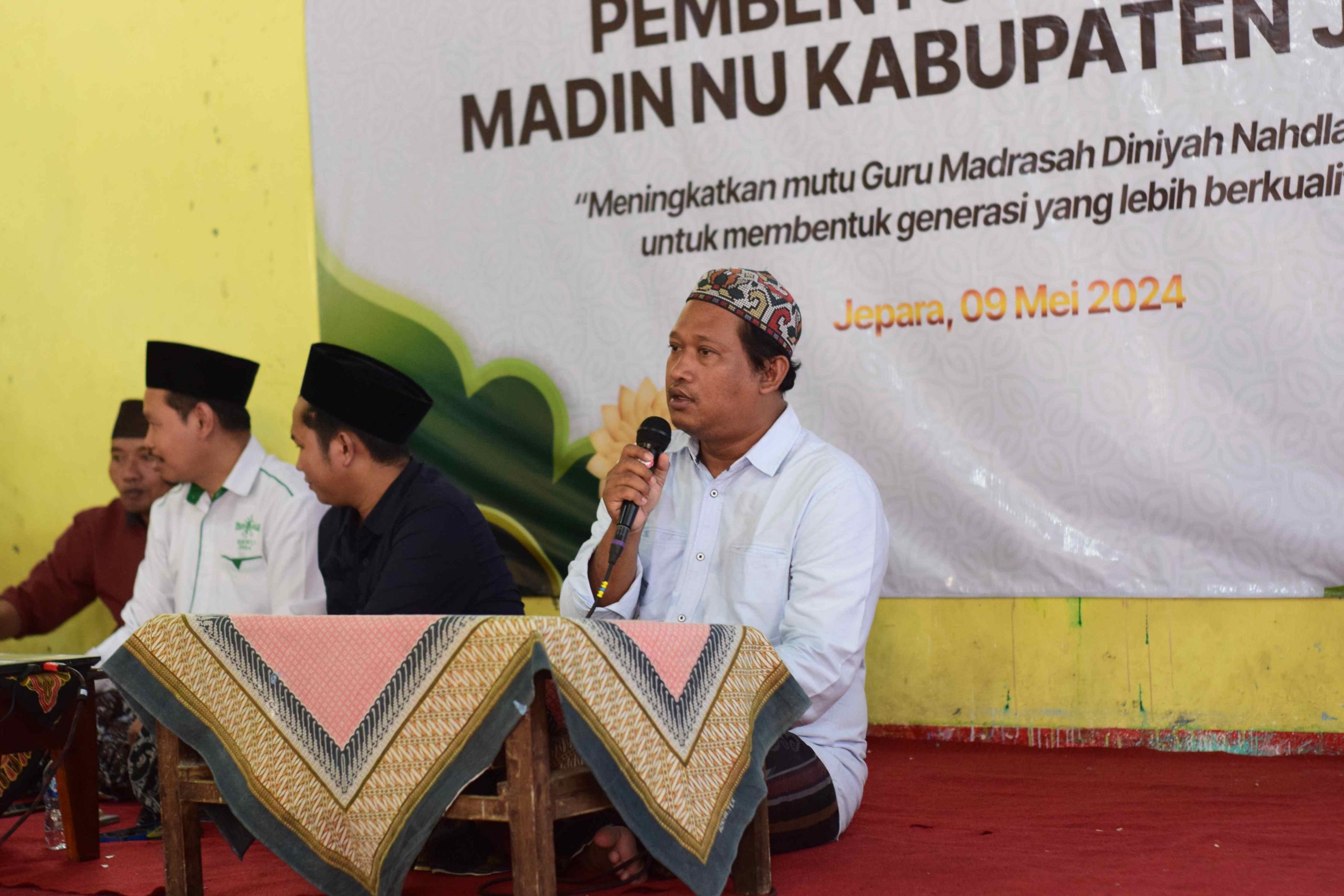 Halal Bihalal dan Sosialisasi Pembentukan MGMP Madin NU Kabupaten Jepara