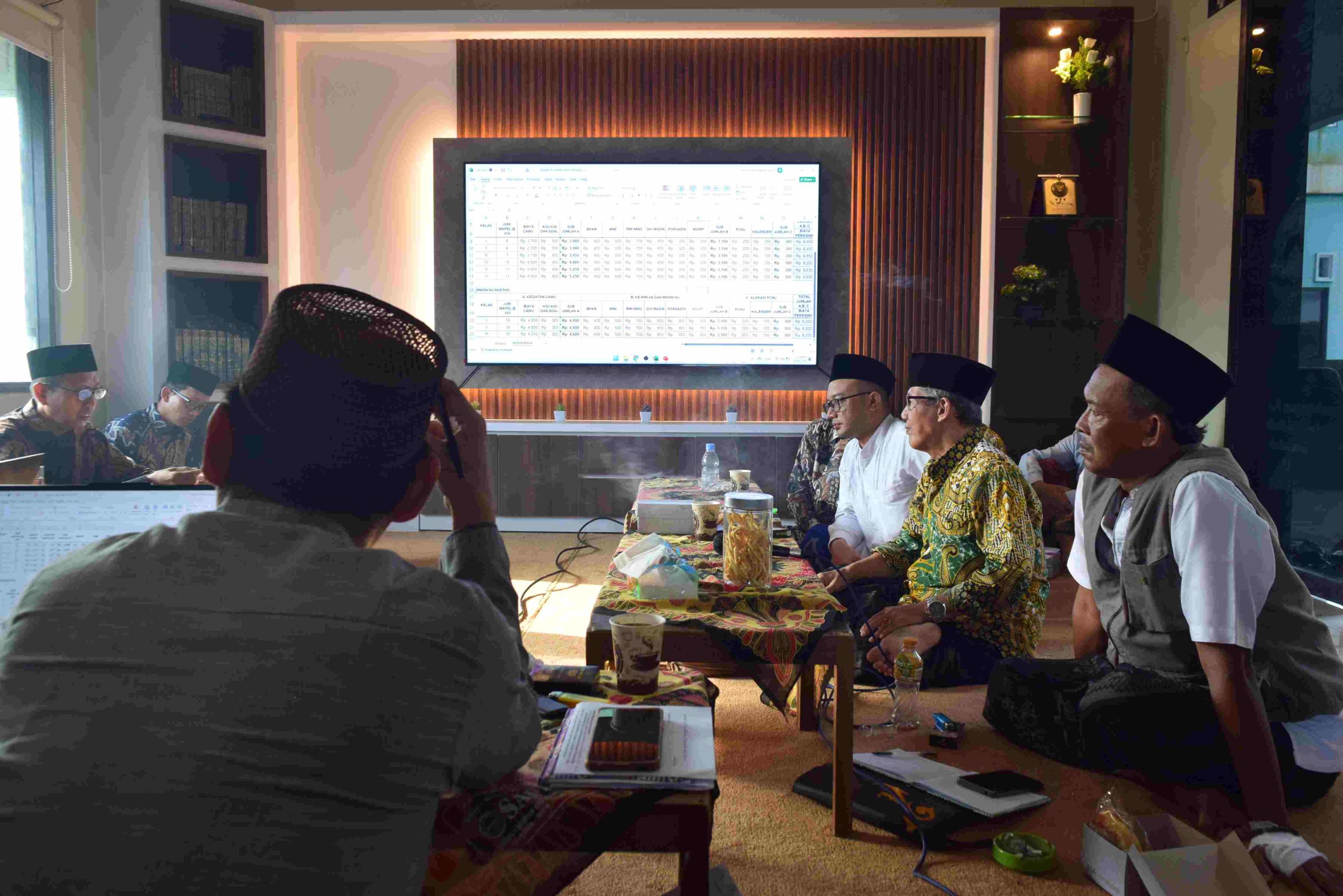 Rapat Persiapan Imtihan Cawu I 1445/1446 H, PC & PMWC RMI NU Jepara